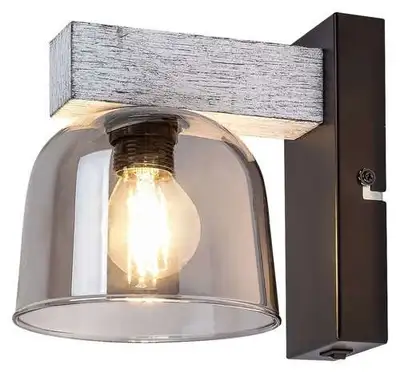 RABALUX Cardamom, zidna lampa, E14 1x MAX 40W, mat crna