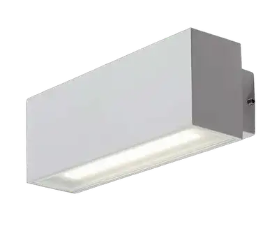 RABALUX Mataro,  LED spoljna zidna bela aluminium / staklena maska, 10W, with shade: 970lm,(bez stakla: 1200lm), 4000K