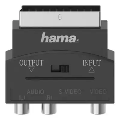 HAMA Adapter SCART (muski) na S-Video i 3x cinc(zenski)