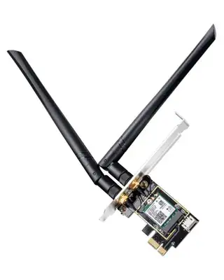 CUDY WE3000 AX3000 Wi-Fi 6 + Bluetooth 5.2 PCI Express Adapter 2.4+5Ghz 2x5dBi detachable antenna