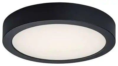 RABALUX Shaun2 plafonjera 24W 4000K crna okrugla