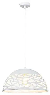 RABALUX Norena,visilica E27 60W,mat belo