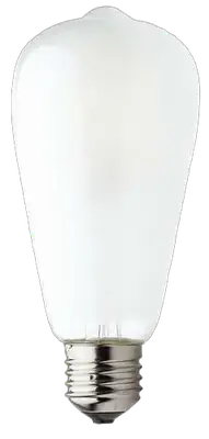 RABALUX Filament LED sijalica, milky, metal+staklo, E27 ST64
