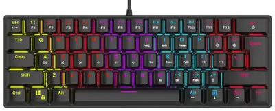 RAMPAGE PLOWER K60 BLACK BLUE SWITCH