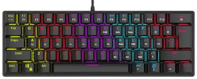 RAMPAGE PLOWER K60 BLACK BLUE SWITCH