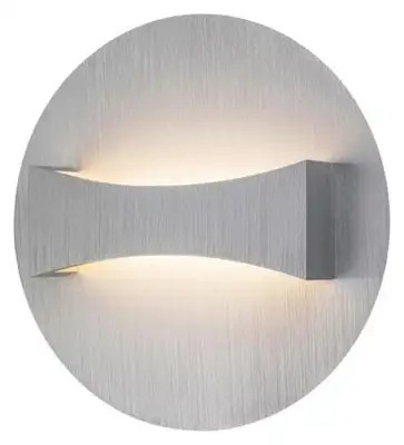 RABALUX Neville zidna lampa, bruseni aluminijum,  LED 6W 