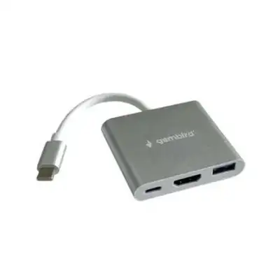 GEMBIRD A-CM-HDMIF-05 Type C - HDMI + USB 3.0 + PD ALU