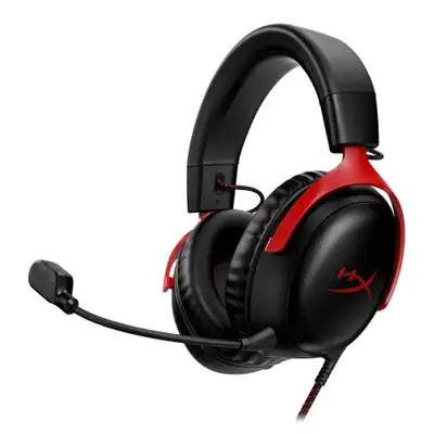 HYPERX Cloud III, Gaming slusalice, crno-crvena (727A9AA)