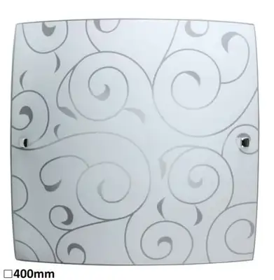 RABALUX Harmony lux plafonjera400x400E27 2x60W belo