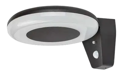 RABALUX Certovo spoljna solarna zidna lampa crna aluminijumska 4000K 360lm