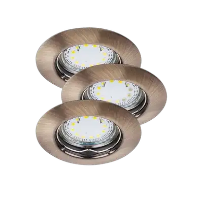 RABALUX Lite LED ugradni spot GU10 3x3W 3000K bronzaa