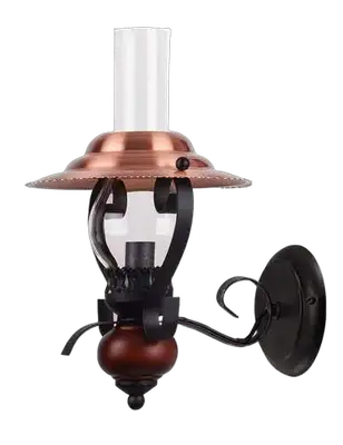 RABALUX Enna zidna lampa E14 40W crno-bakar