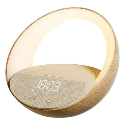 MOYE Aurora Glow Lamp with Clock Wireless speaker and Wi-Fi charger