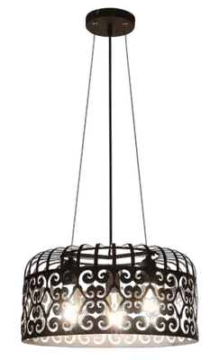 RABALUX Alessandra Visilica E27 3x60W,mat crno