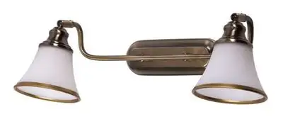 RABALUX Grando zidna lampa E14 2x40W bronza / belo