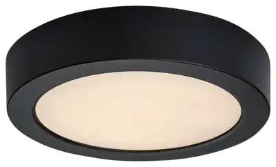 RABALUX Shaun2 plafonjera 15W 3000K crna okrugla