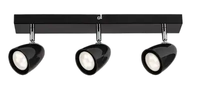 RABALUX Perico plafonjera GU10 3x5W crna