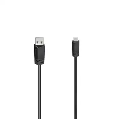 HAMA Mini-USB kabl, USB 2.0, 480 Mbit/s, 1.50 m fleksibilan