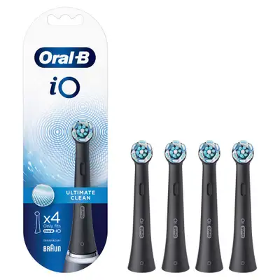 ORAL-B iO Refill Ultimate Clean Black 4pcs