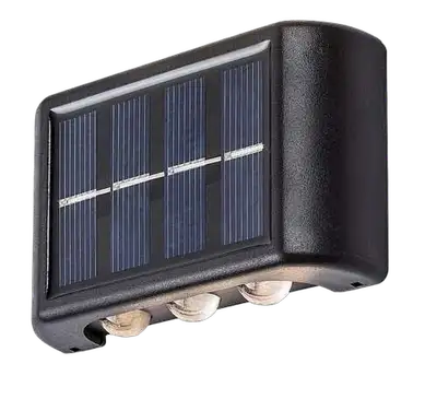 RABALUX Kangton: spoljna solarna crna plasticna lampa 8lm 3000K