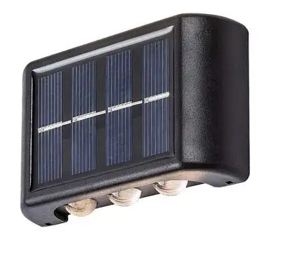 RABALUX Kangton: spoljna solarna crna plasticna lampa 8lm 3000K