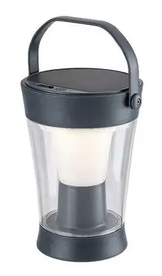 RABALUX Angers, spoljna stona solarna RGB i punjiva na USB, LED 3W, 300lm / 450lm, 4000K