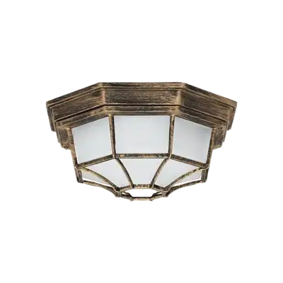 RABALUX Milano spoljna plafonjera E27 100W staro zlato IP44