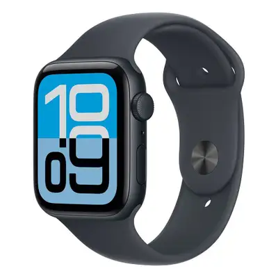 APPLE Watch SE 3 Cellular 44mm Midnight Aluminium Case with Midnight Sport Band - S / M meph4rk / a
