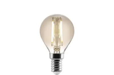 RABALUX Filament LED sijalica, smoky, metal+staklo, E14 G45