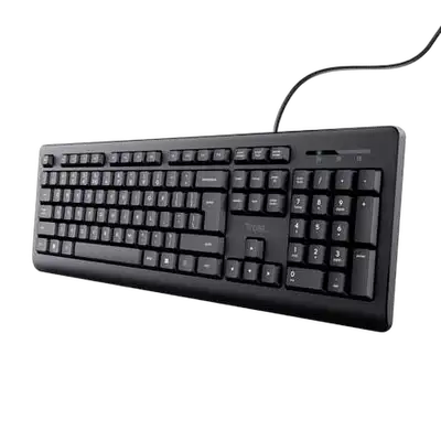 TRUST Basic tastatura US crna
