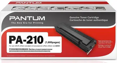 PANTUM PA-210 toner, P2500, P2500w, M6500nw, M6550nw, 1600str.
