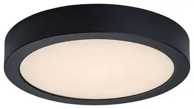 RABALUX Shaun2 plafonjera 24W 3000K crna okrugla