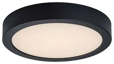 RABALUX Shaun2 plafonjera 24W 3000K crna okrugla