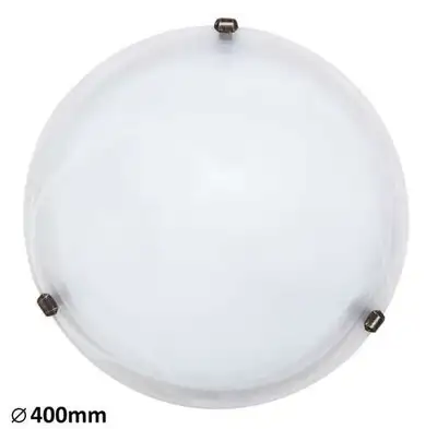 RABALUX Alabastro plafonjeraD40 E27 2x60Wbronza