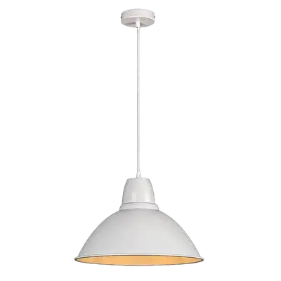 RABALUX Wilbour, metalna bela visilica, E27 1x60W IP20