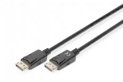 DIGITUS Kabl Display port na Display port 1.2 4K 3m crni