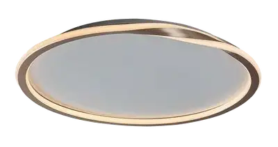 RABALUX Mathiola, LED plafonjera zlatna 40W, 2450lm, 3000K, 56cm