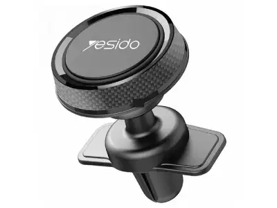 YESIDO Drzac za ventilaciju sa magnetom (C61) Black