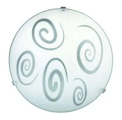 RABALUX Spiral plafonjera D25 E27 60W belo