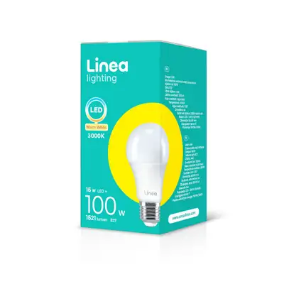 LINEA LED sijalica 15W(100W) A60 1521Lm E27 3000K