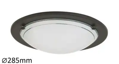 RABALUX Ufo plafonjera D29 E27 60W crno opal