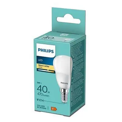 PHILIPS  5W(40W) P45 E14 WW FR ND 1PF / 12