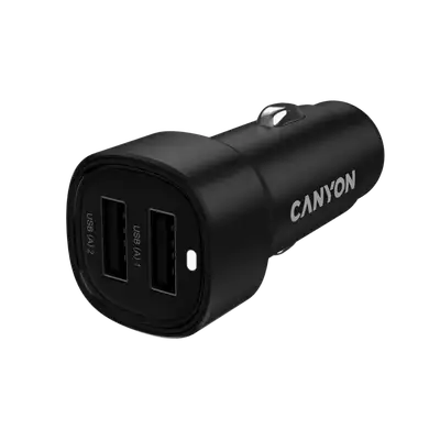 CANYON OnDrive 24  24W 2xUSB-A Black CNE-CCABR2AA