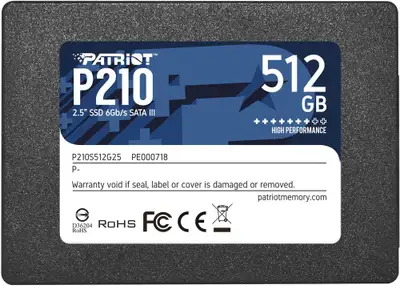 PATRIOT SSD 512GB P210 SATA3 P210S512G25