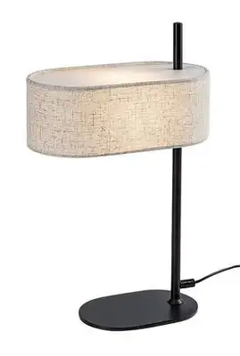 RABALUX Narmin, stona crna / bež tekstil, 1xE14, visina 43cm