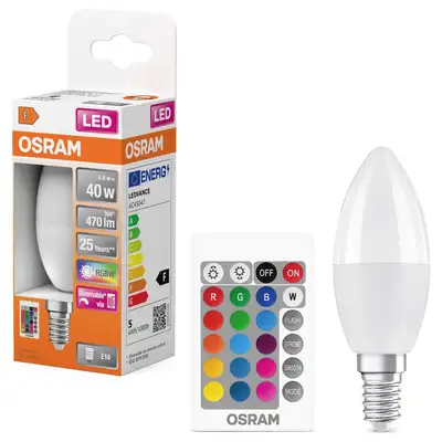 OSRAM   RGB daljinski E14 4.9W 2700k dim