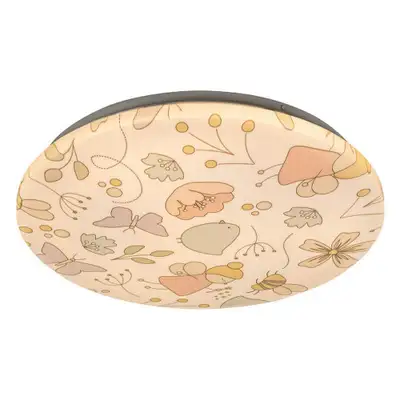 RABALUX Hanka plafonjera LED 24W 3000K okrugla 38cm cvetovi / leptiri