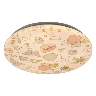 RABALUX Hanka plafonjera LED 24W 3000K okrugla 38cm cvetovi/leptiri
