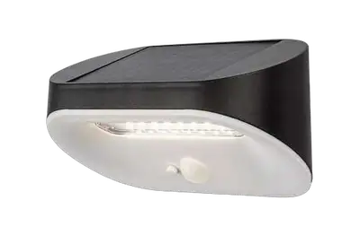 RABALUX Brezno spoljna solarna zidna lampa crna 3,2W