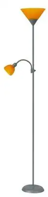 RABALUX Action podna lampa sa citacem E27+E14 silver / narandžasta